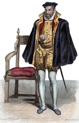 Portrait de Gaspard II de Coligny (1519-1572), noble et amiral français